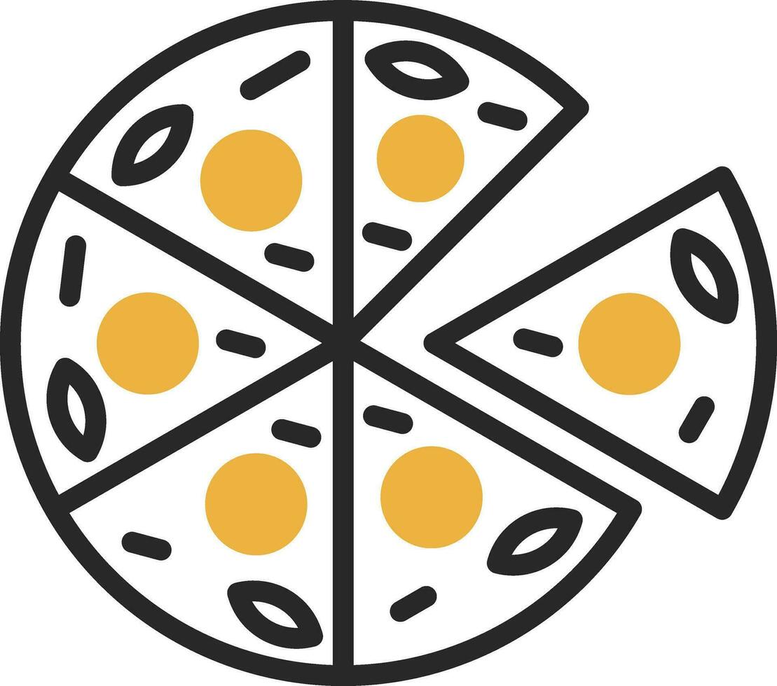 Spinach Quiche Vector Icon Design