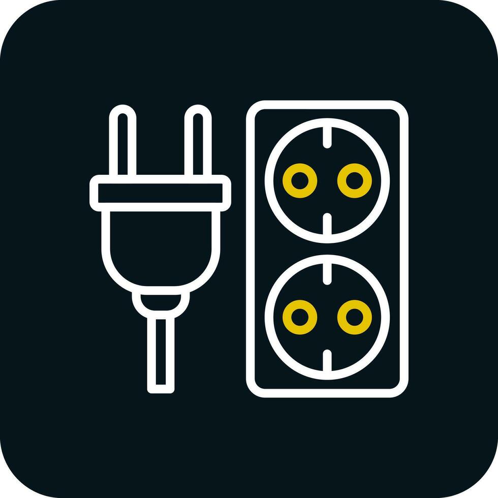 Electric socket Vector Icon Design