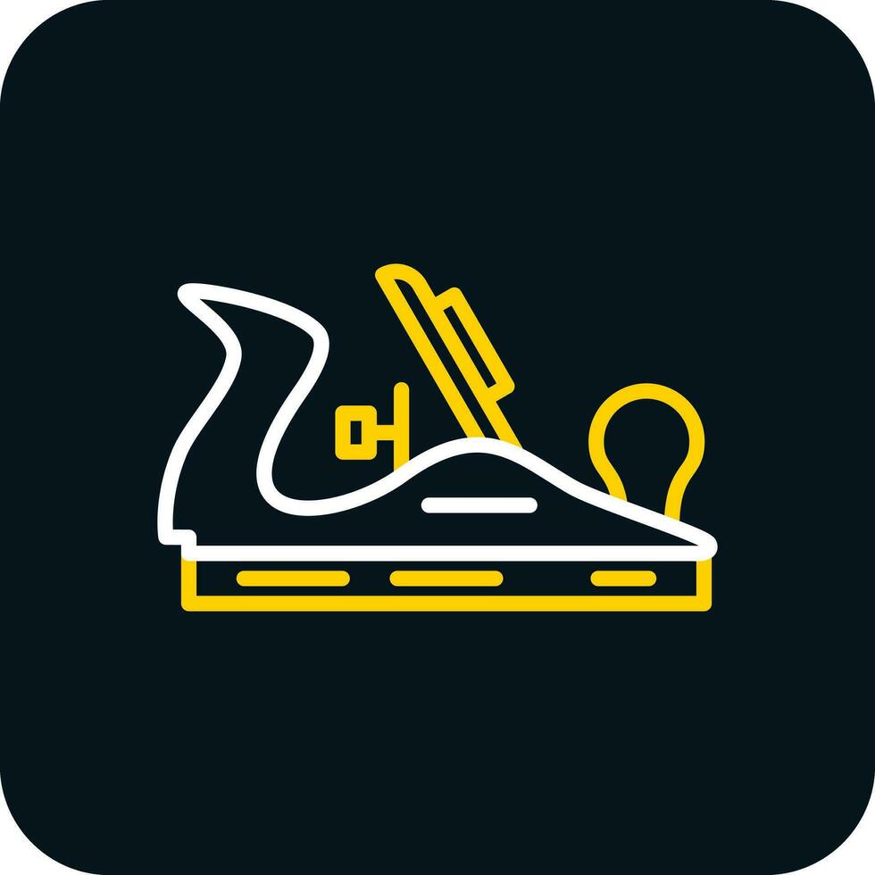Wood plane Vector Icon Design