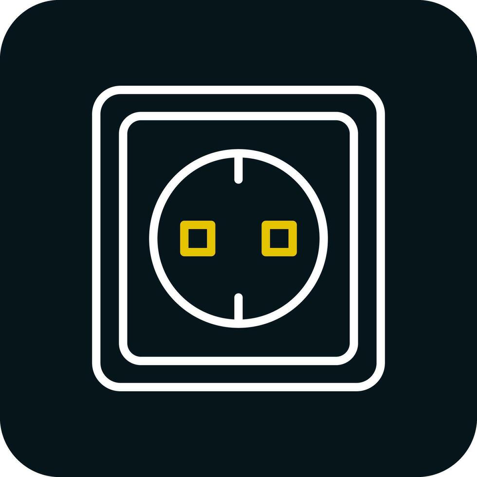 Electric socket Vector Icon Design
