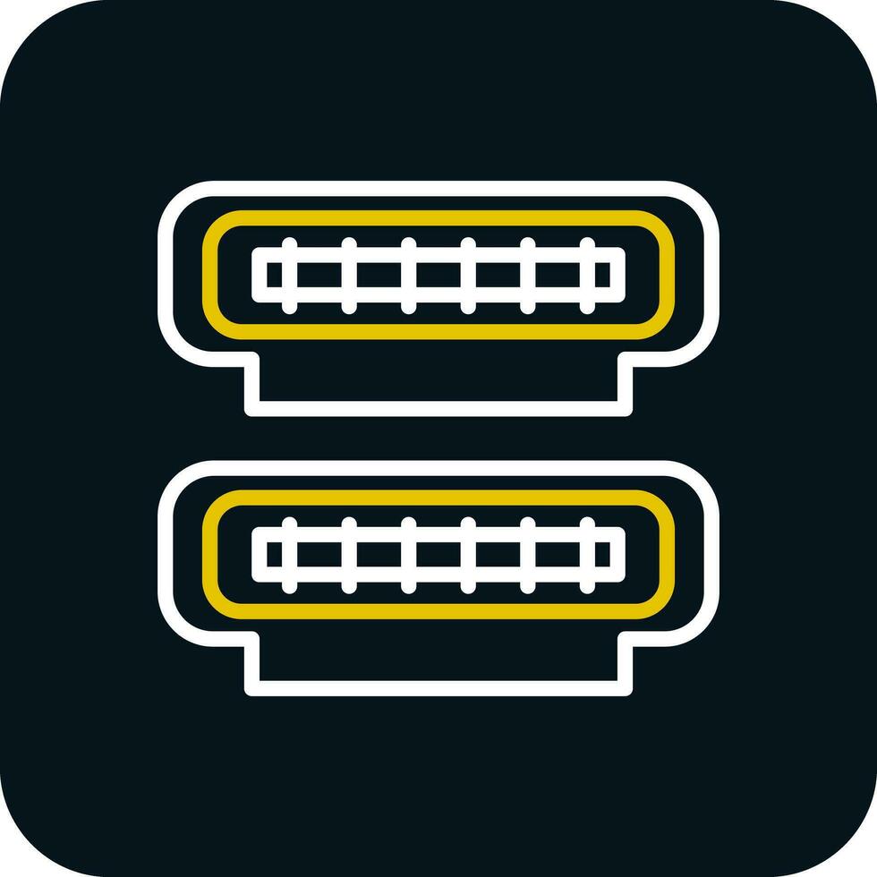 Hdmi port Vector Icon Design