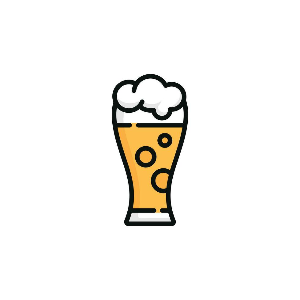 cerveza vector ilustración aislado en blanco antecedentes. cerveza icono