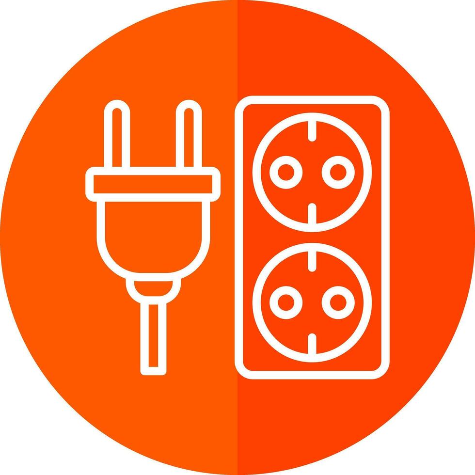 Electric socket Vector Icon Design