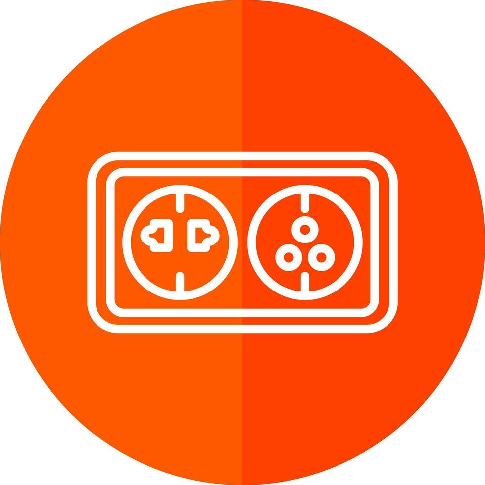 Wall socket Vector Icon Design