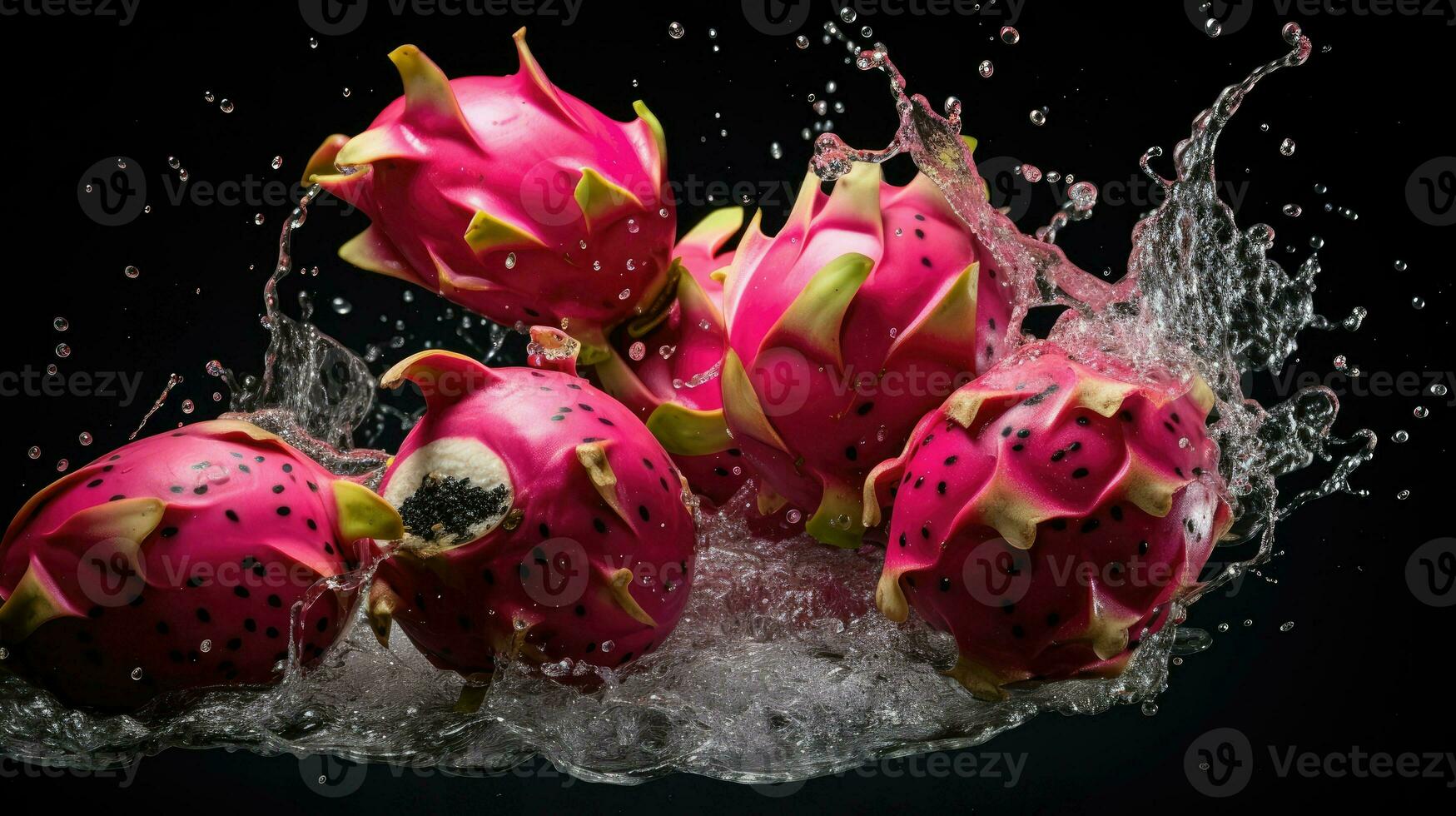 AI Generative a photo of dragonfruit