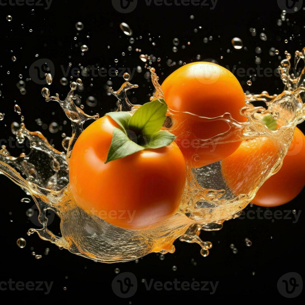 AI Generative a photo of persimmon