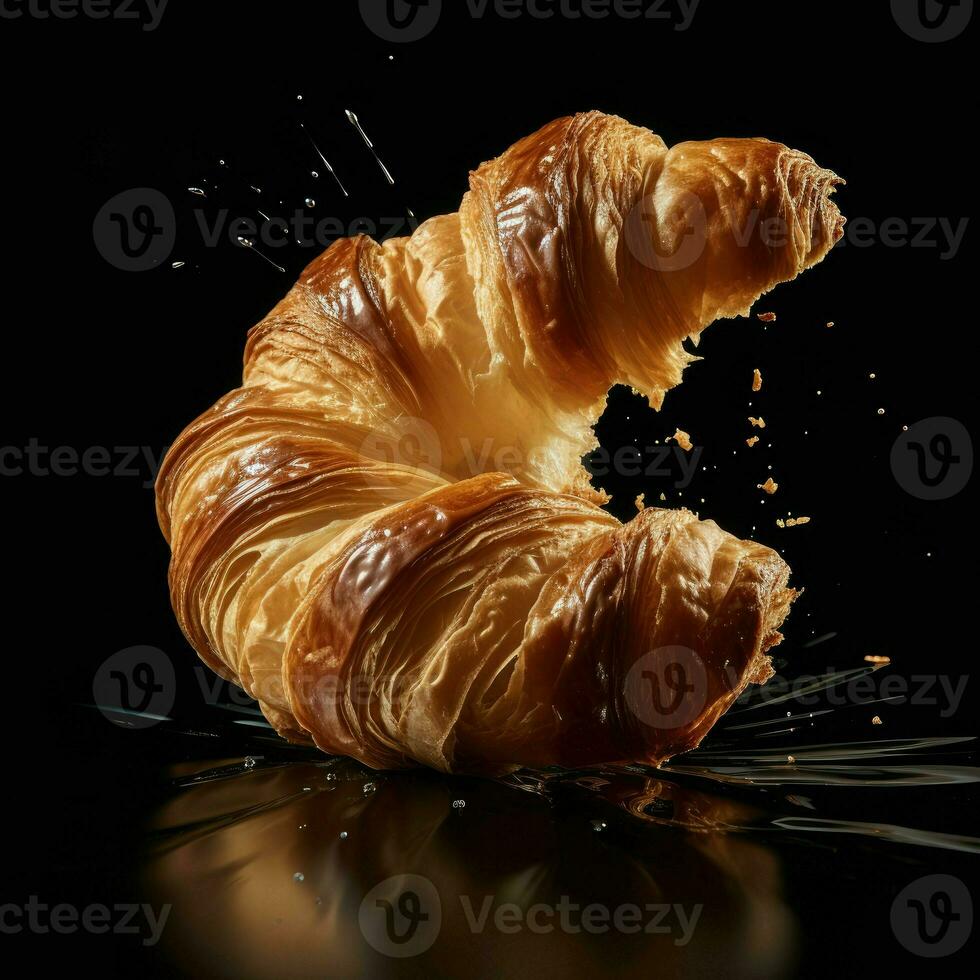 AI Generative a photo of croissant