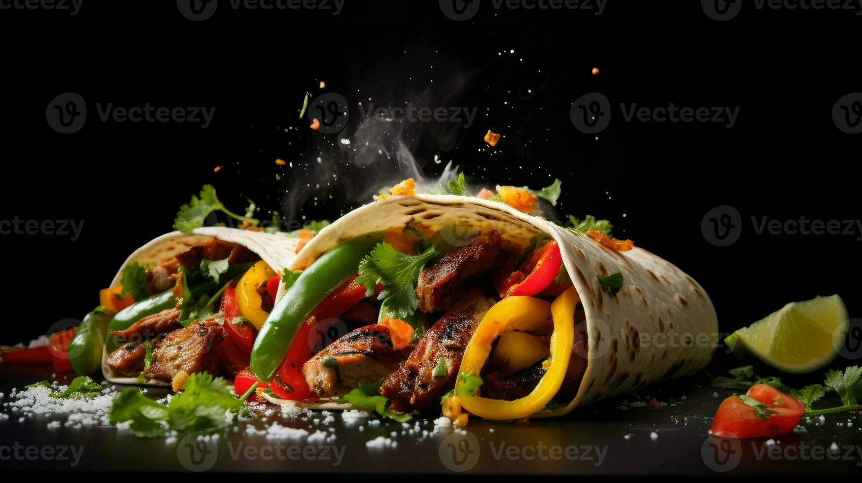 AI Generative a photo of fajitas