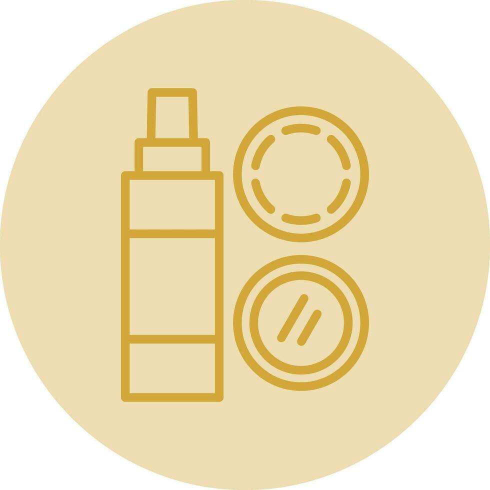 diseño de icono de vector de removedor de maquillaje