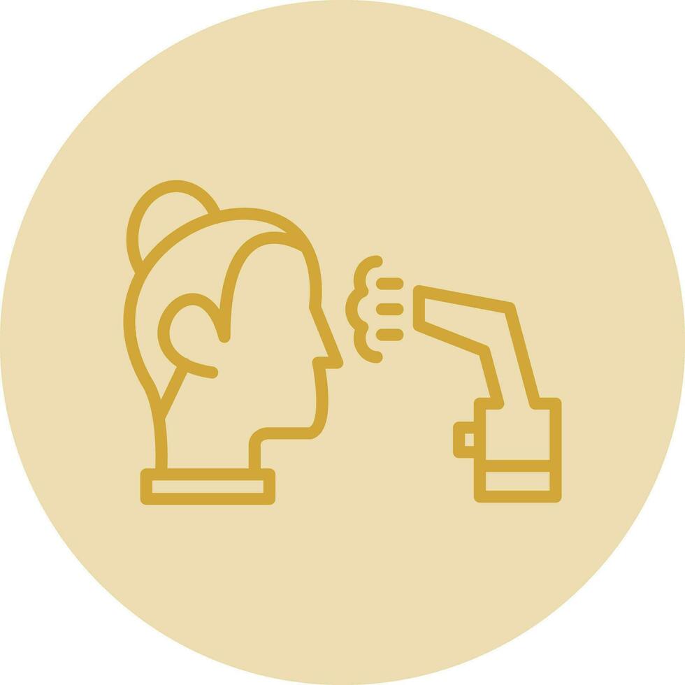 Facial Steamer Vector Icon Design