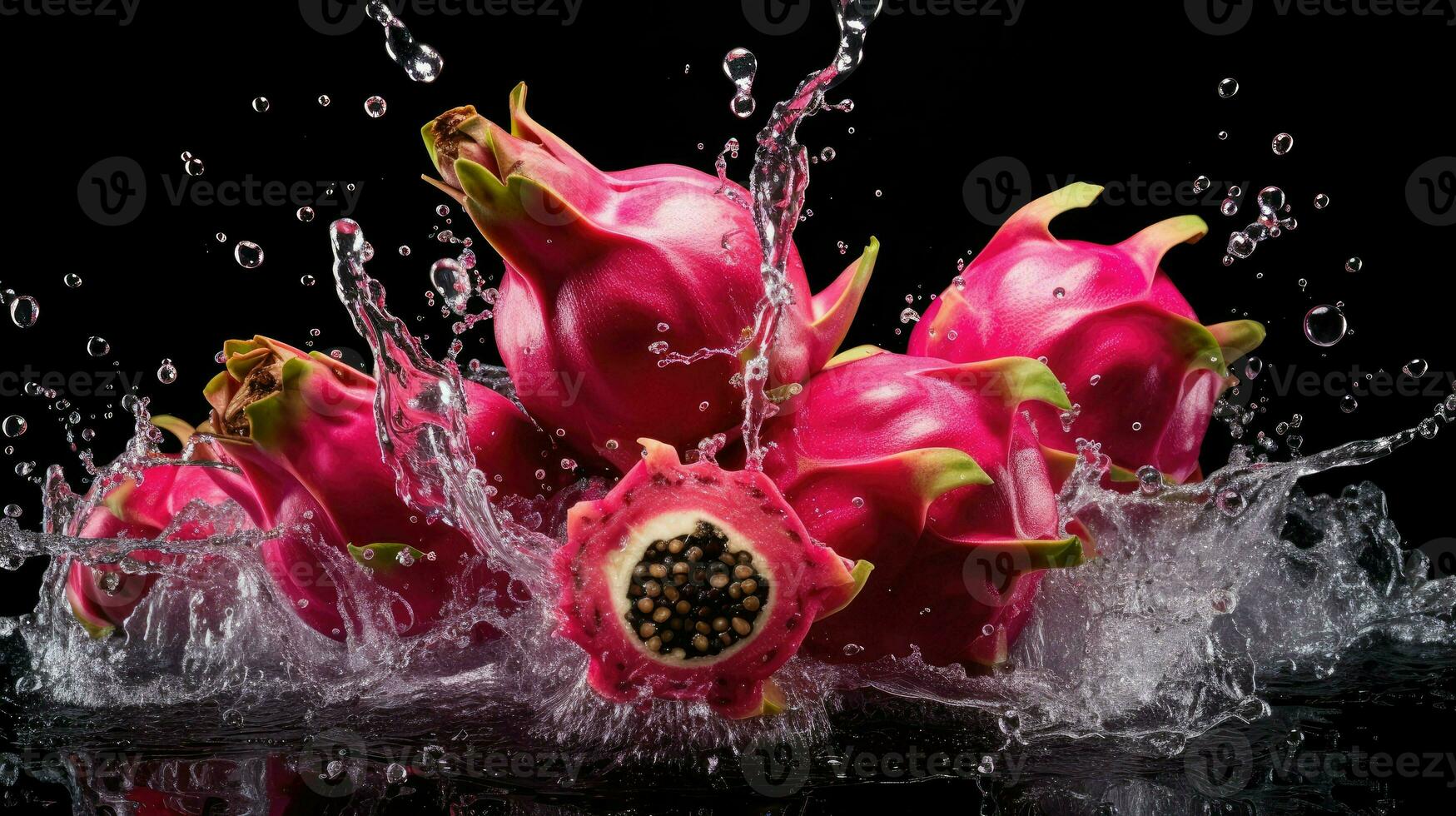 AI Generative a photo of dragonfruit