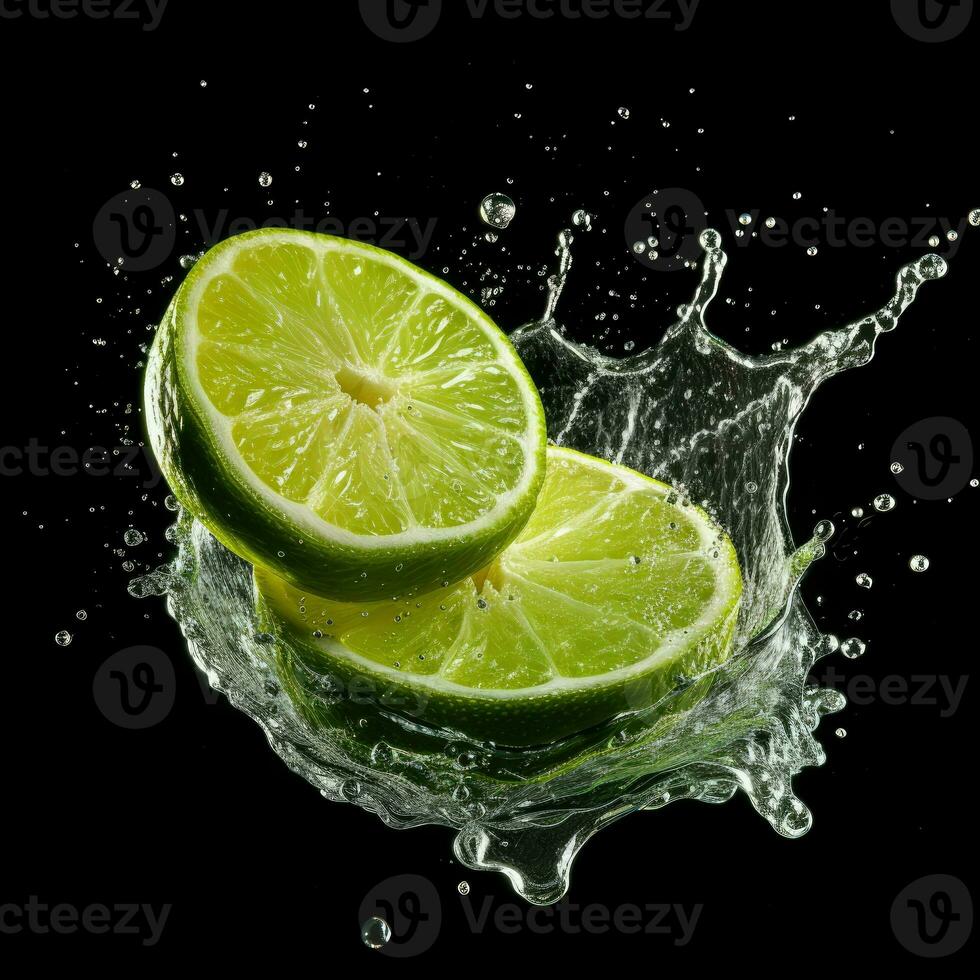 AI Generative a photo of lime