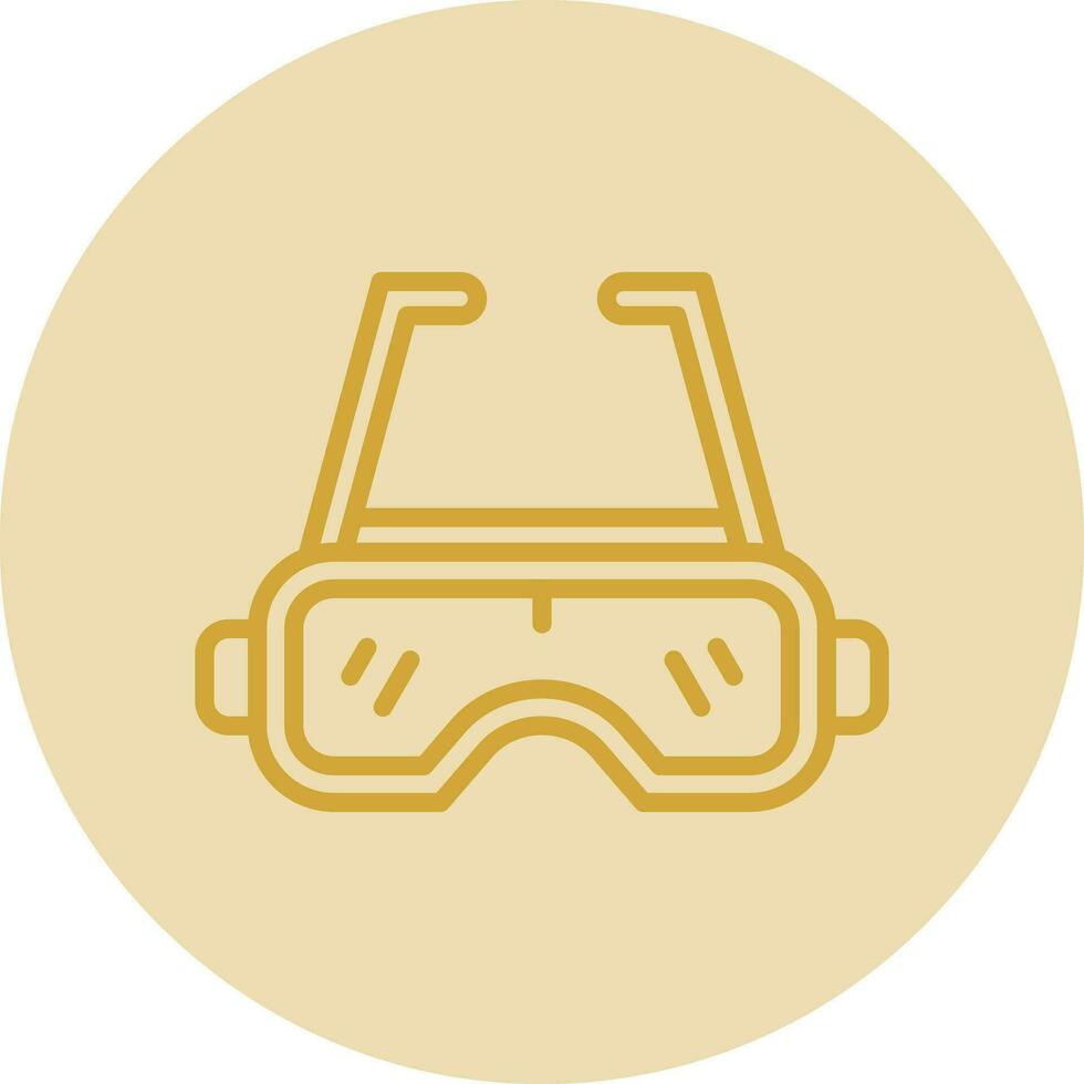 Safety googles Vector Icon Design