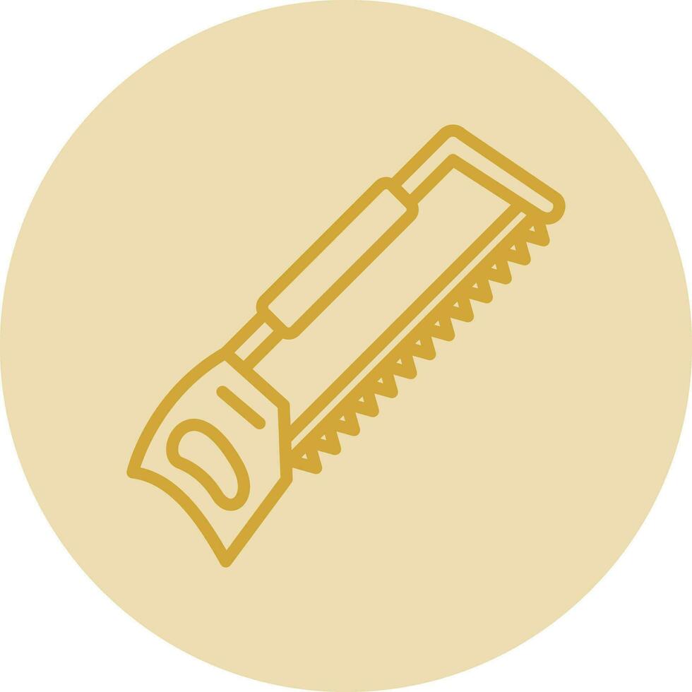 Hacksaw Vector Icon Design