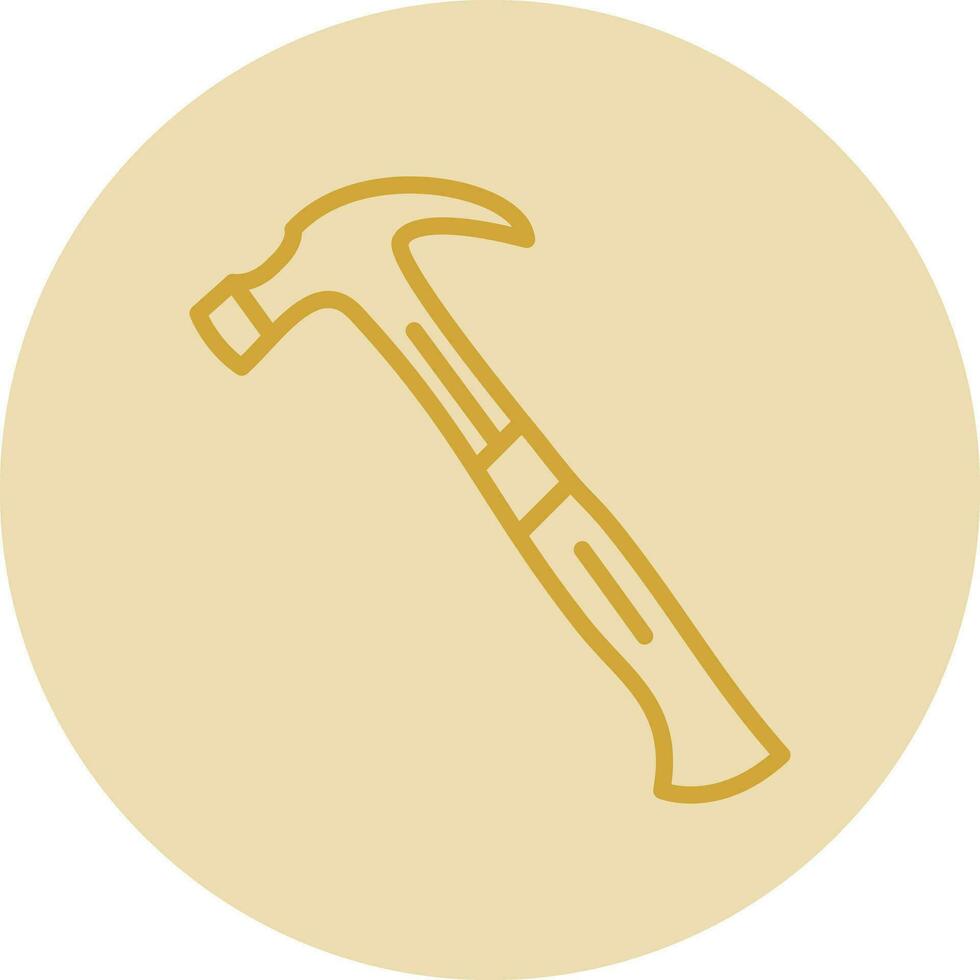 diseño de icono de vector de martillo