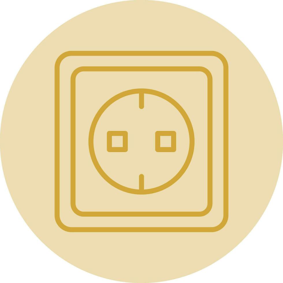 Electric socket Vector Icon Design