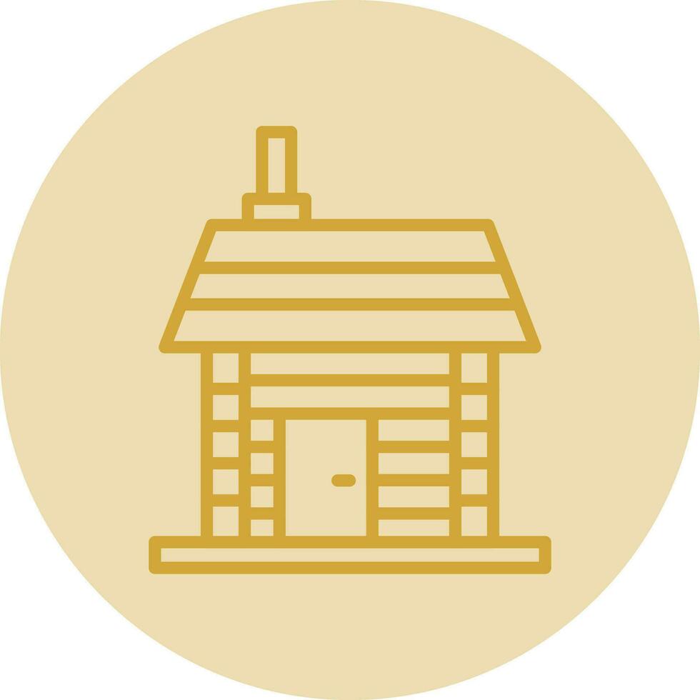 Cabin Vector Icon Design