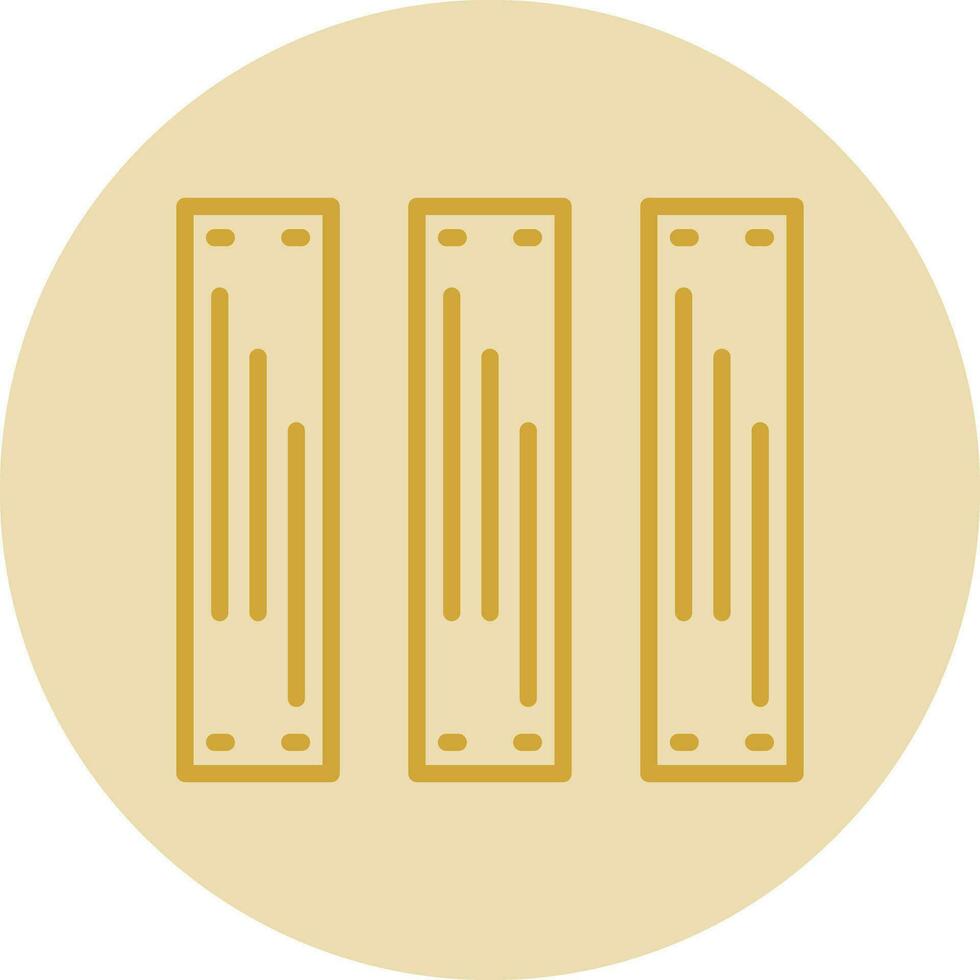 Planks Vector Icon Design