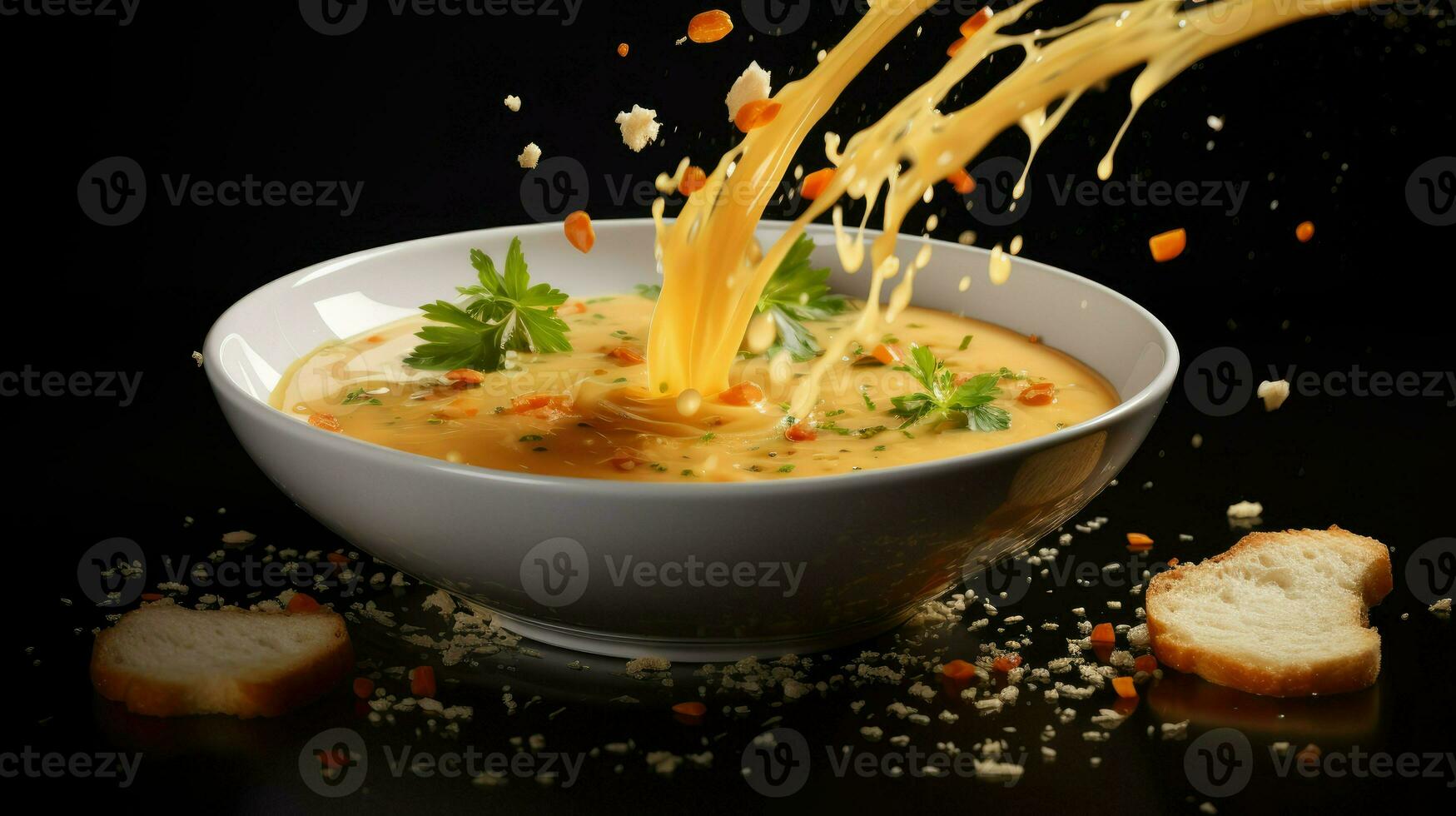 AI Generative a photo of soup