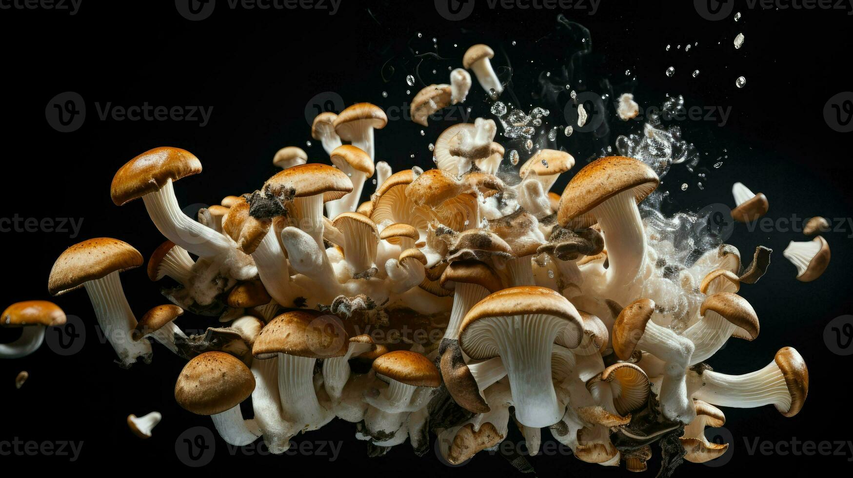 AI Generative a photo of mushrooms