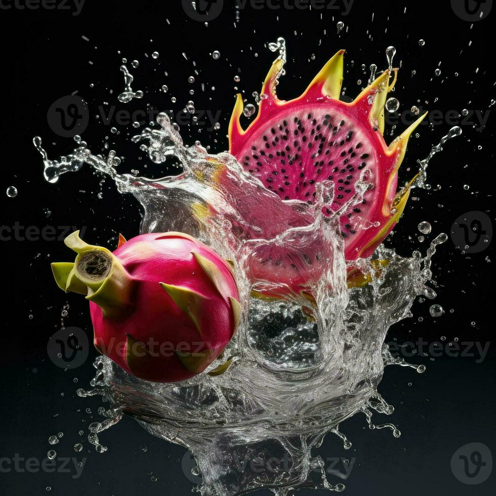 AI Generative a photo of dragonfruit