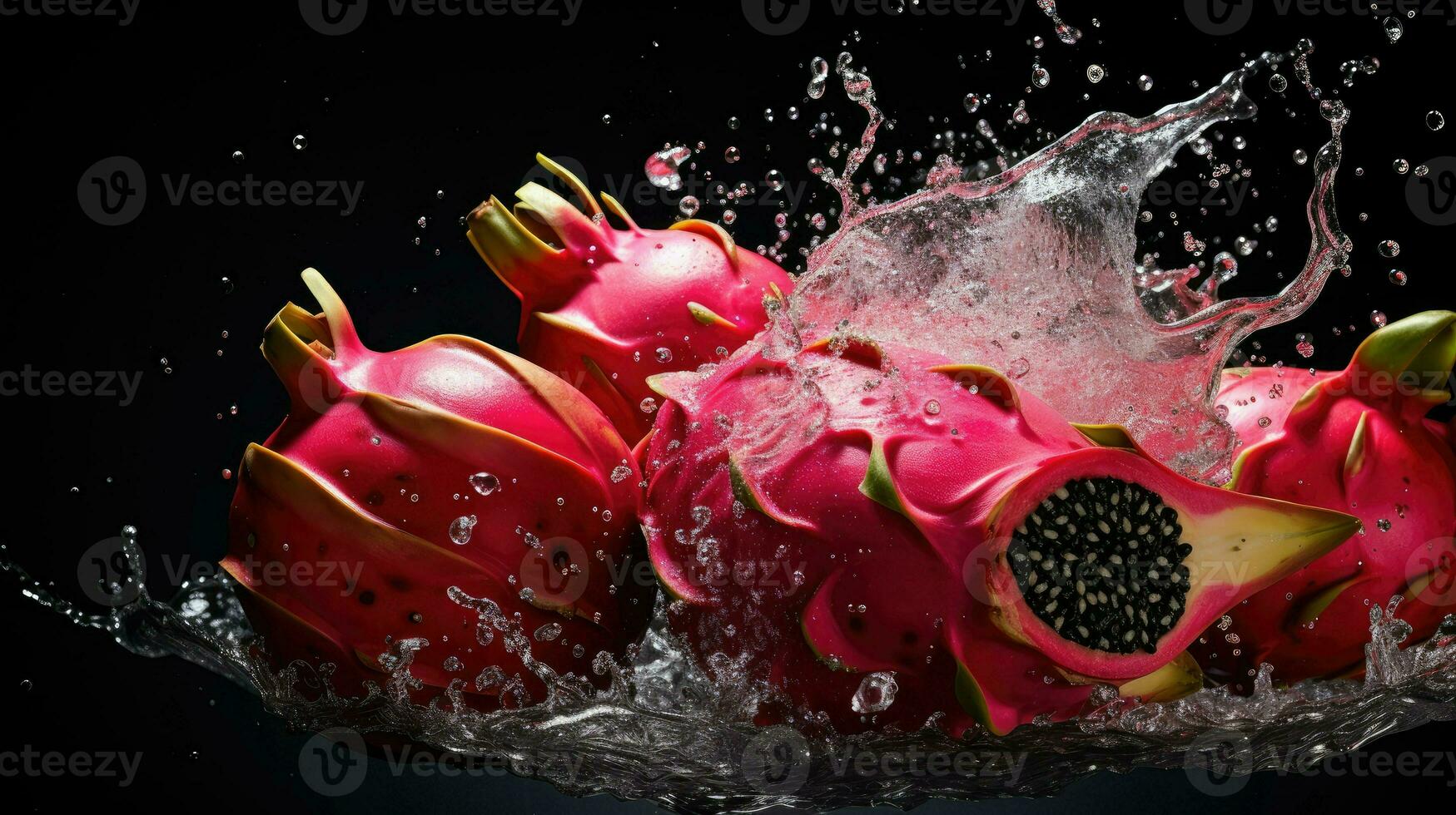 AI Generative a photo of dragonfruit