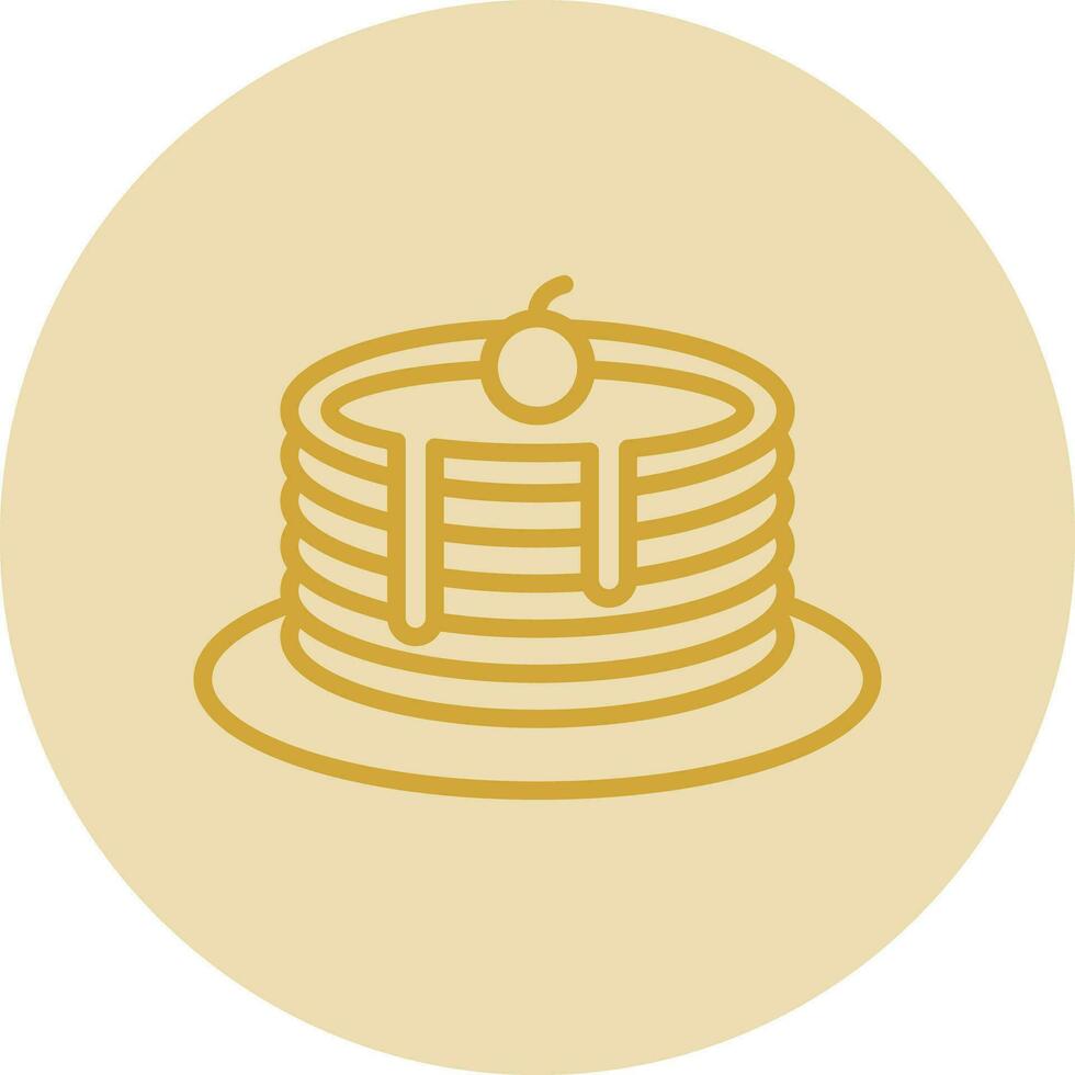 Pancakes Vector Icon Design