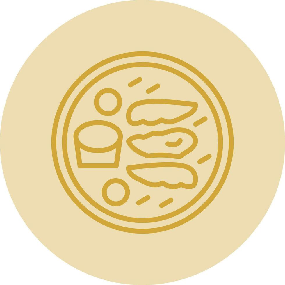 Chicken Fingers Vector Icon Design