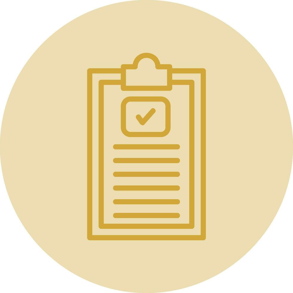 Checklist Vector Icon Design