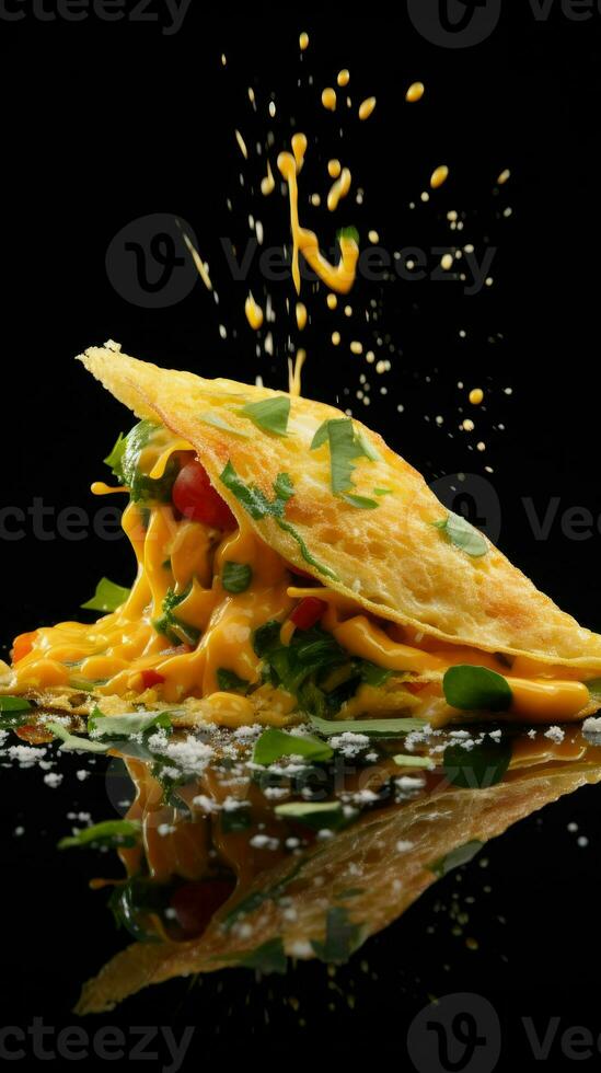 AI Generative a photo of omelette