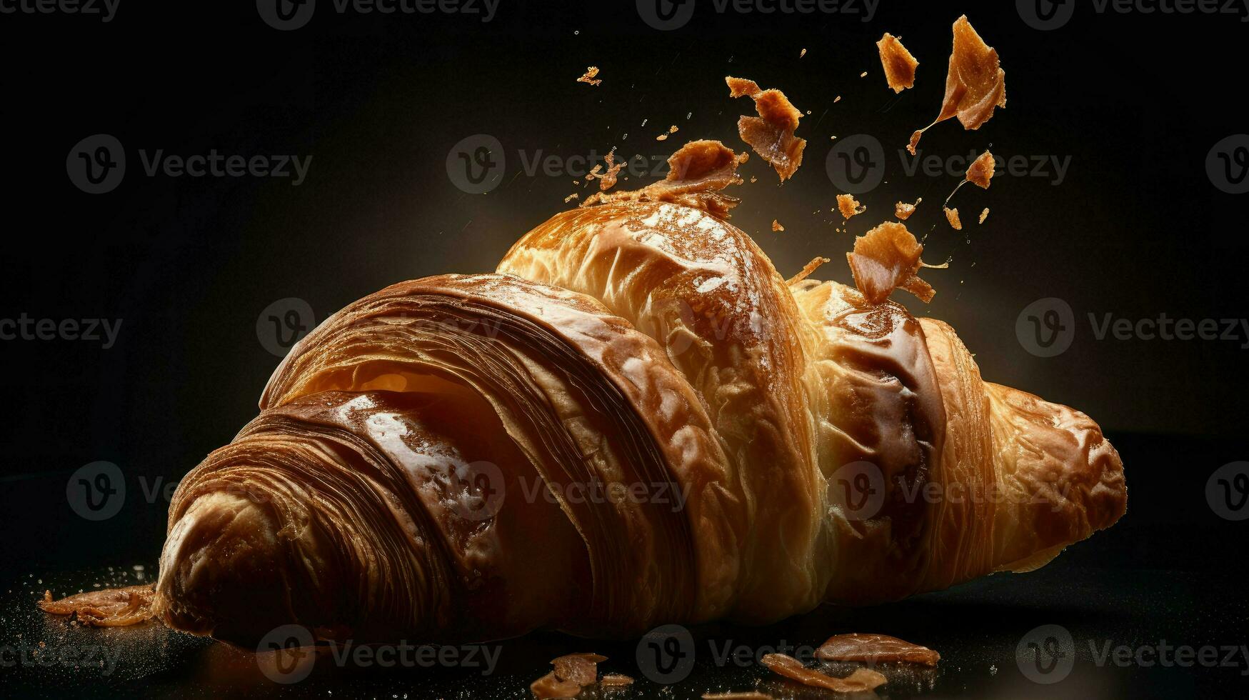 AI Generative a photo of croissant