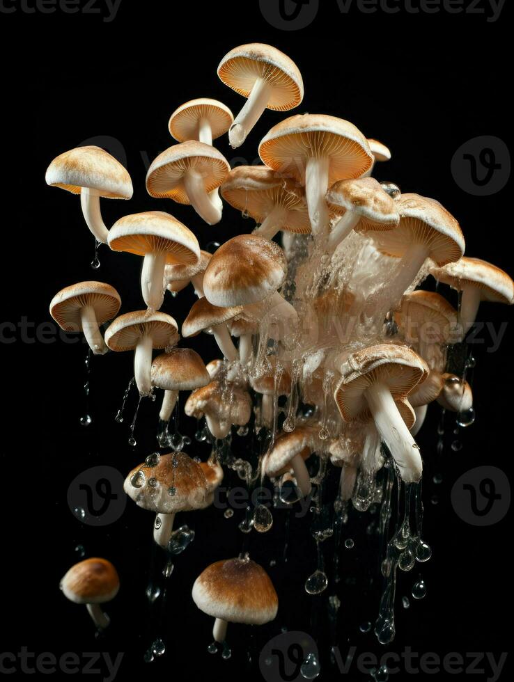 AI Generative a photo of mushrooms