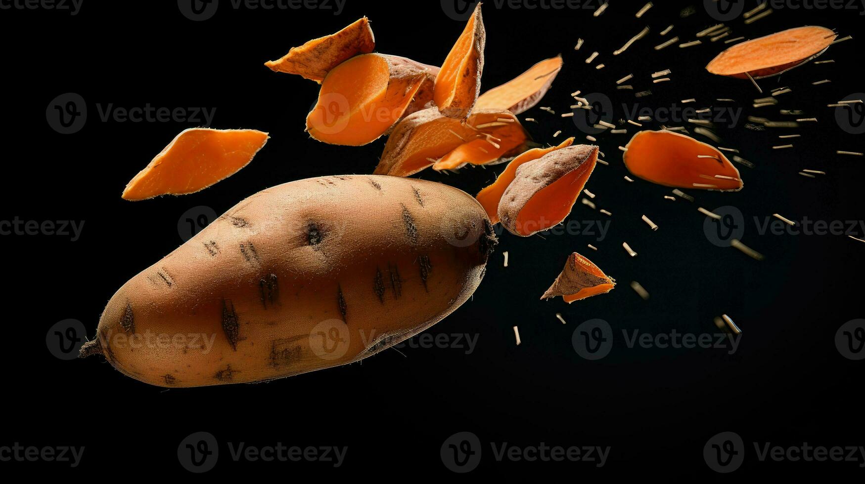 AI Generative a photo of sweet potato