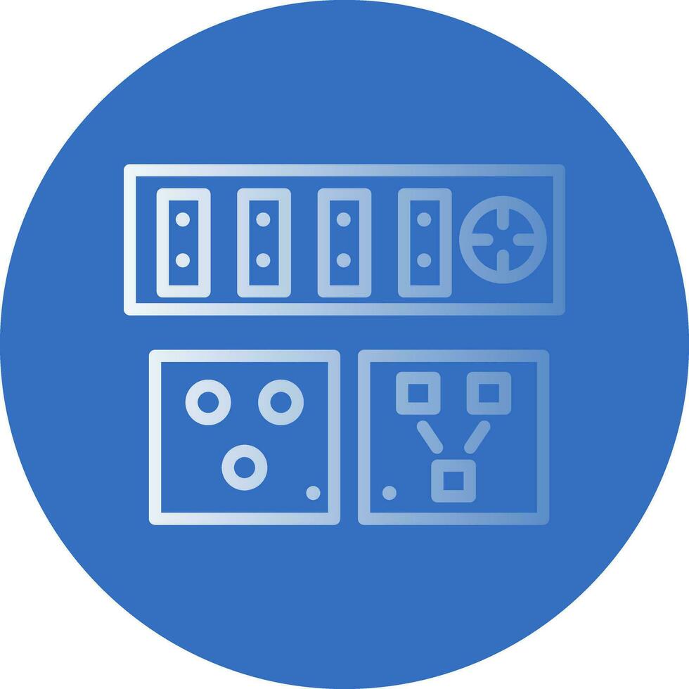 eléctrico toma de corriente vector icono diseño