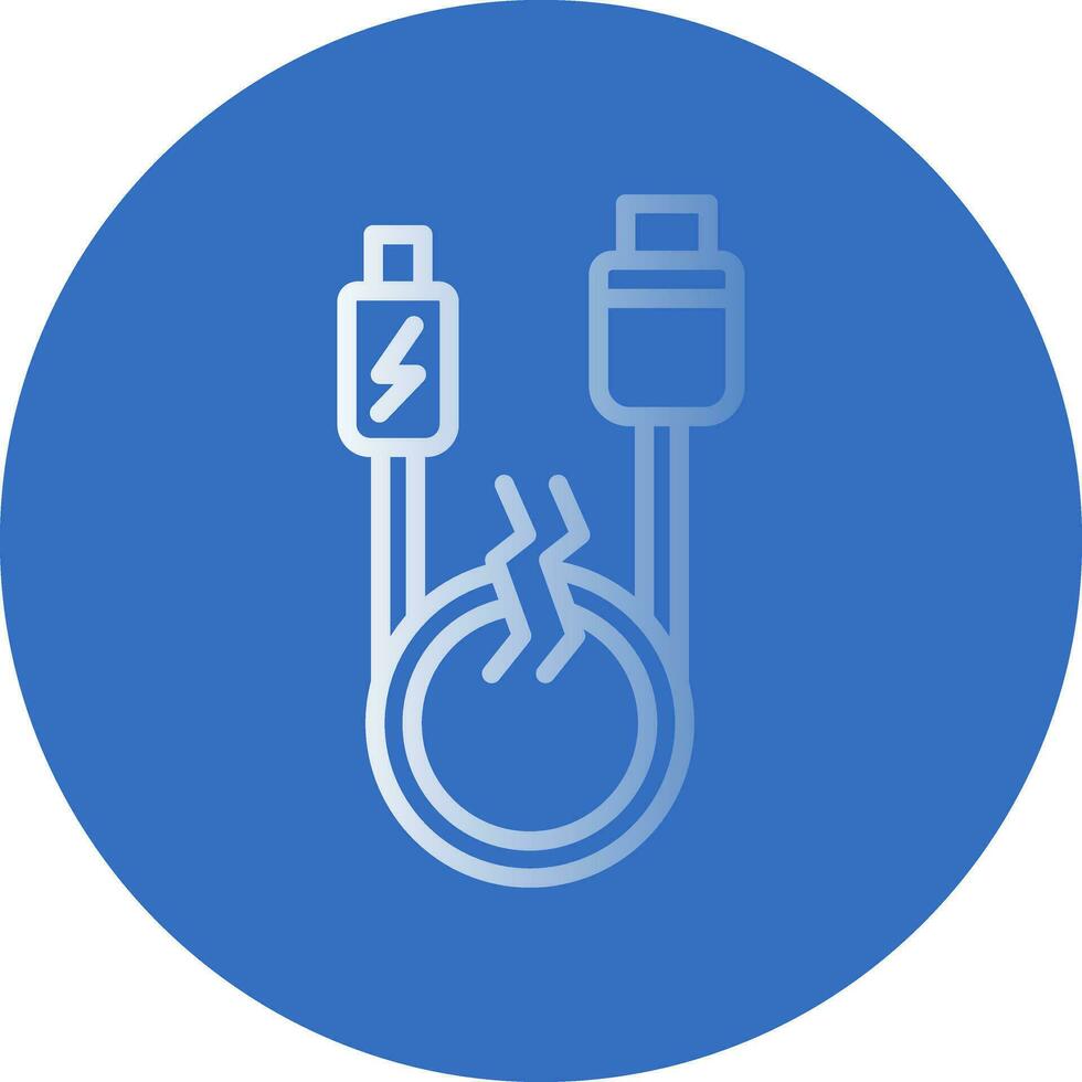 Usb cable Vector Icon Design