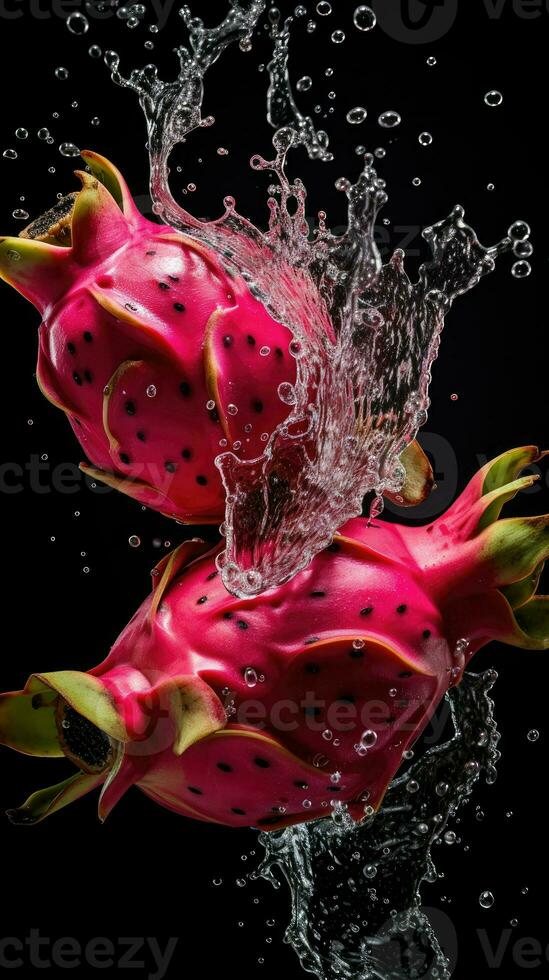 AI Generative a photo of dragonfruit