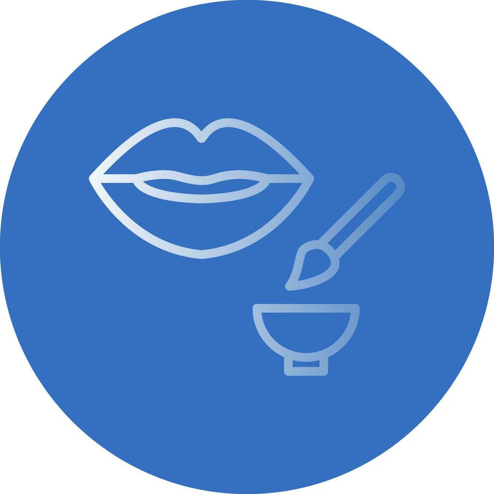 Lip Exfoliator Vector Icon Design