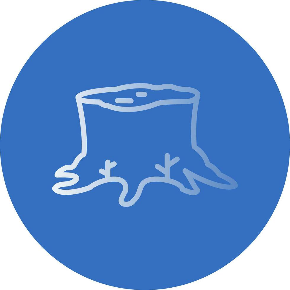 Stump Vector Icon Design