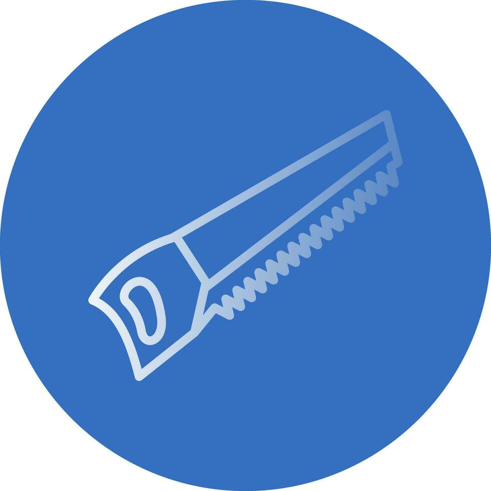 Hand saw Vector Icon Design