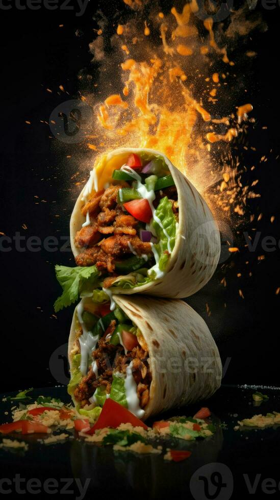 a photo of burrito