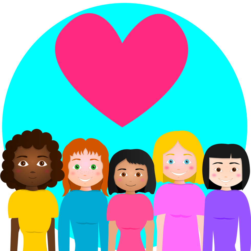 girls and heart png
