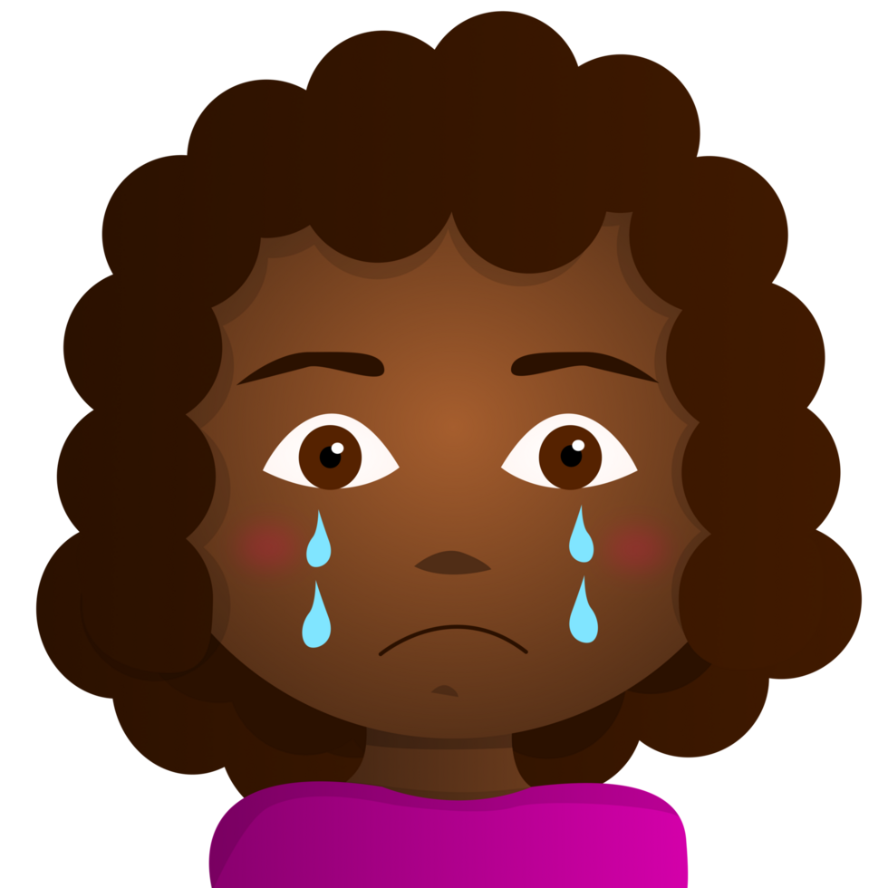 sad girl crying png