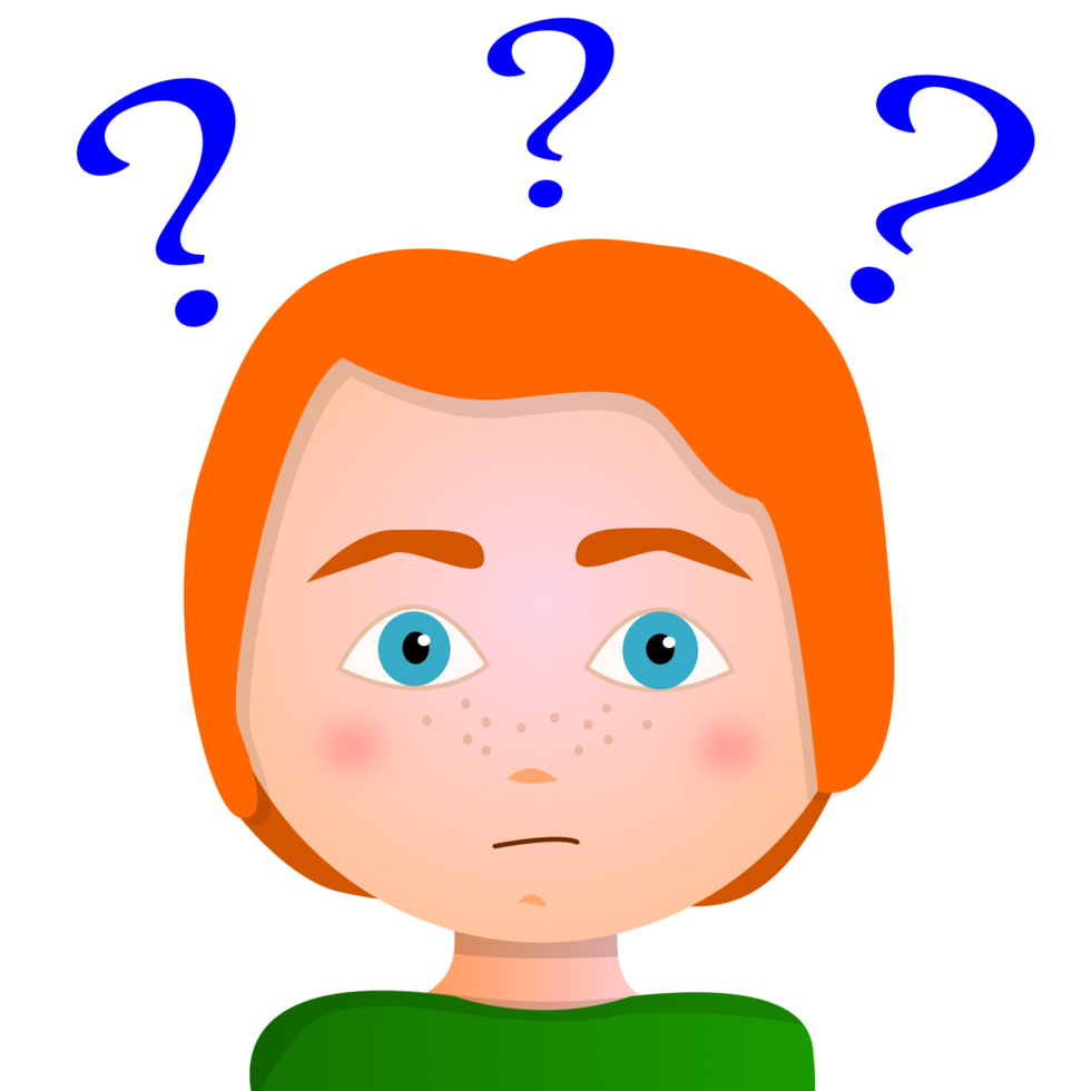boy with question mark png