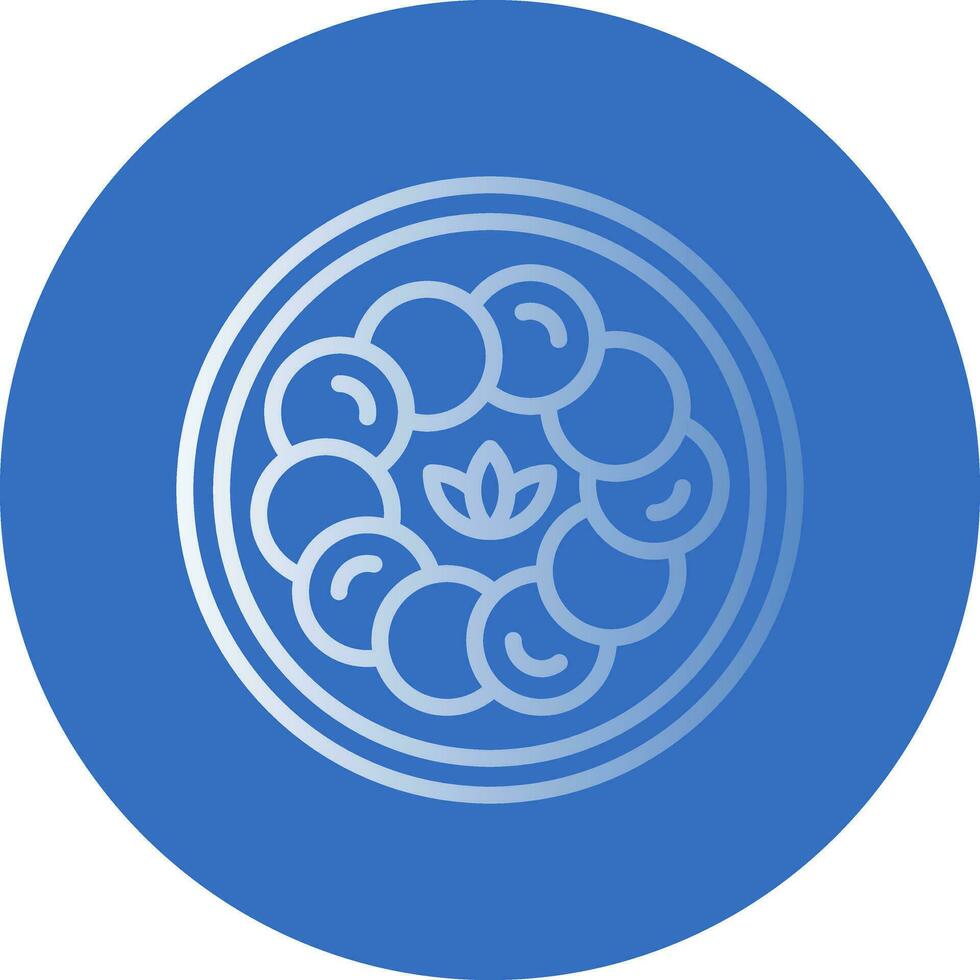 Caprese Salad Vector Icon Design
