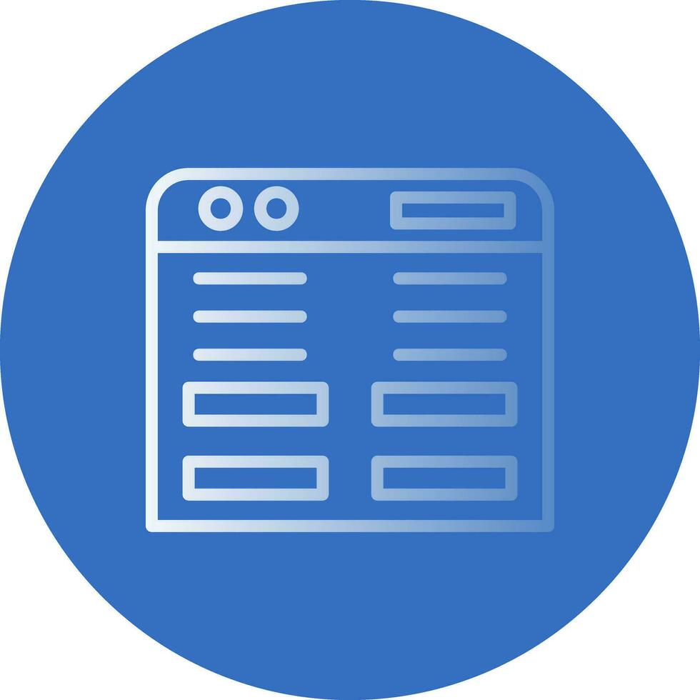 Website Vector Icon Design