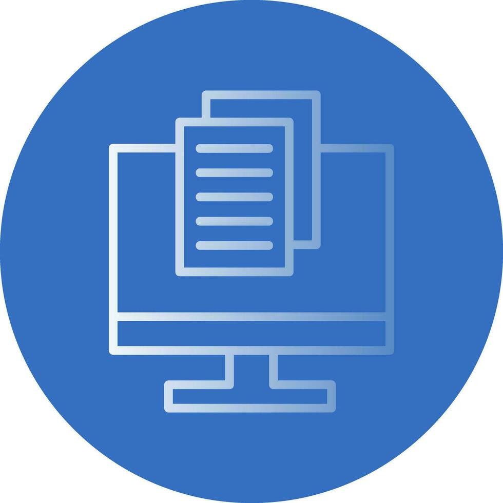 Desktop Vector Icon Design