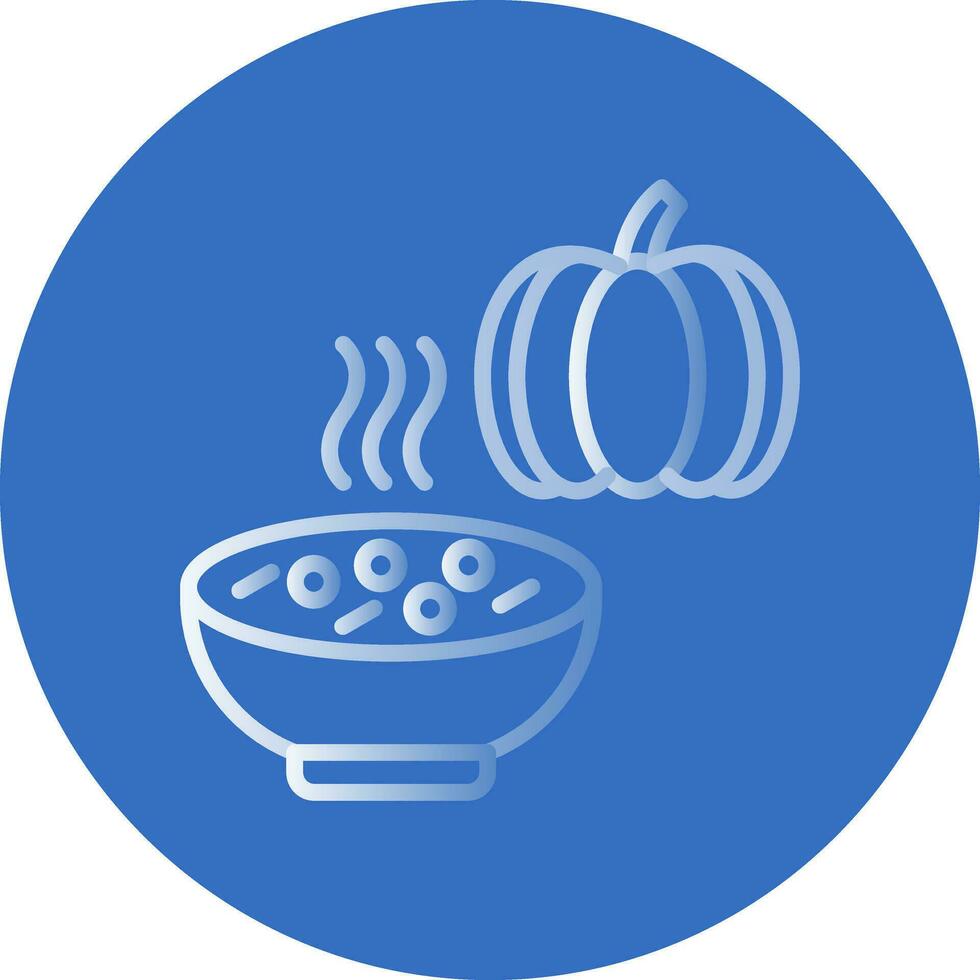 Pumpkin Soup Vector Icon Design