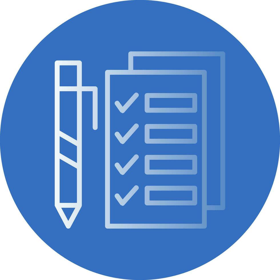 Checklist Vector Icon Design