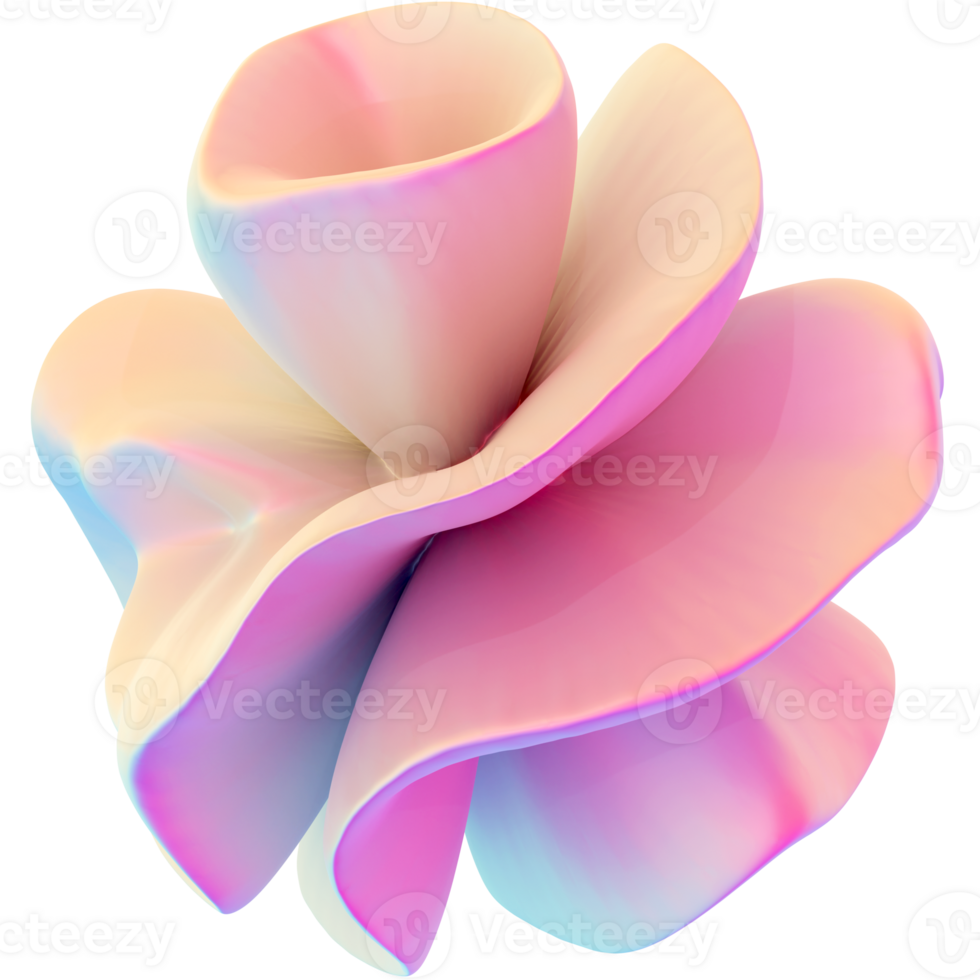 Abstract Pink Pearl Y2K Shape png