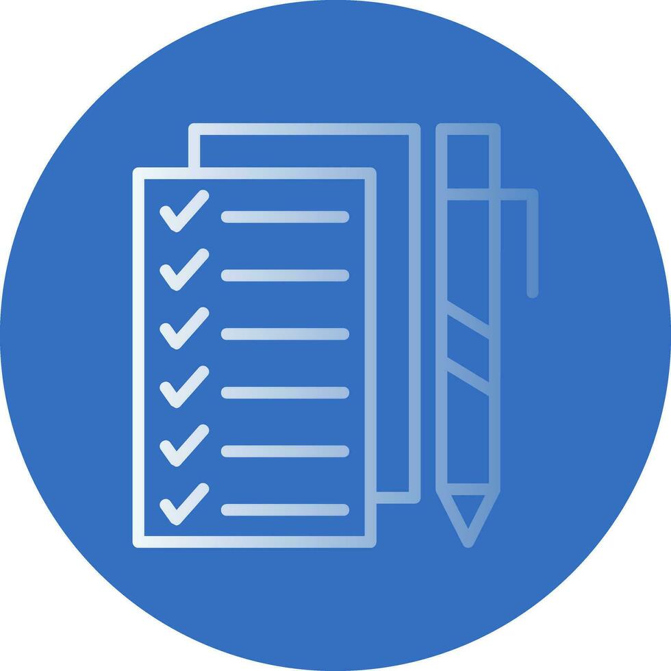 Checklist Vector Icon Design